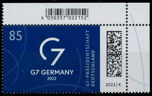 BRD BUND 2022 Nr 3694 postfrisch ECKE-ORE 521B66