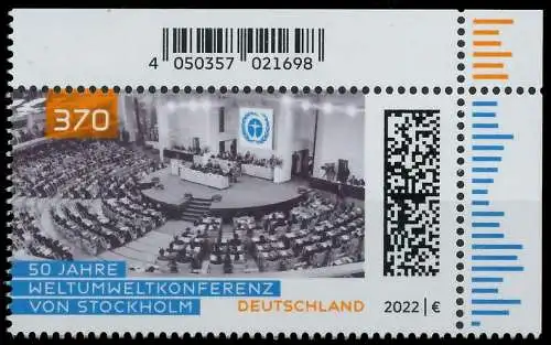 BRD BUND 2022 Nr 3692 postfrisch ECKE-ORE 521BDE