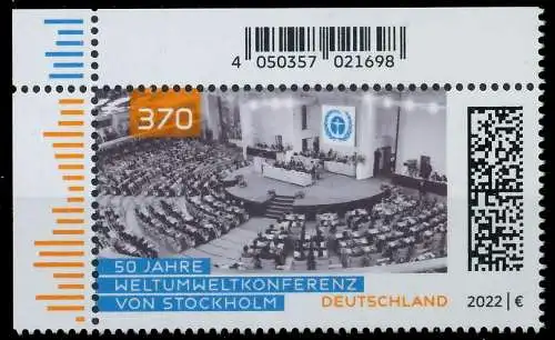 BRD BUND 2022 Nr 3692 postfrisch ECKE-OLI 521BDA