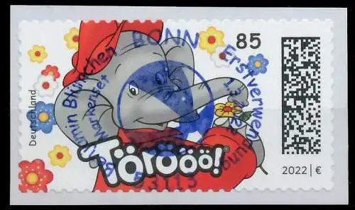 BRD BUND 2022 Nr 3679f ESST zentrisch gestempelt 521ECE