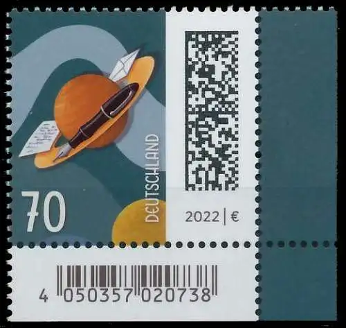 BRD BUND DS WELT DER BRIEFE Nr 3670 postfrisch ECKE-URE 52212A