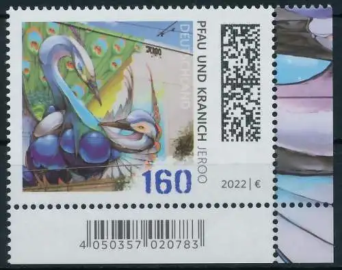 BRD BUND 2022 Nr 3667 postfrisch ECKE-URE 522202