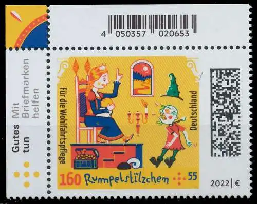 BRD BUND 2022 Nr 3666 postfrisch ECKE-OLI 52224A