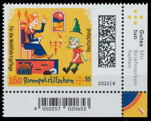 BRD BUND 2022 Nr 3666 postfrisch ECKE-URE 522256
