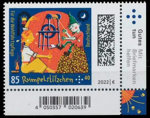 BRD BUND 2022 Nr 3664 postfrisch ECKE-URE 5222CE