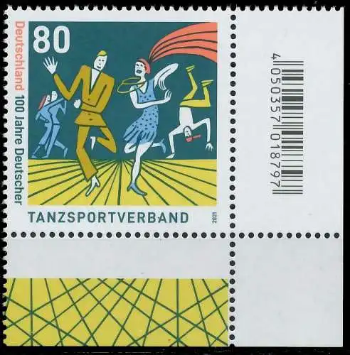 BRD BUND 2021 Nr 3639 postfrisch ECKE-URE 52595A