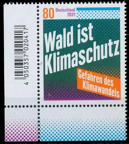 BRD BUND 2021 Nr 3634 postfrisch ECKE-ULI 525A56
