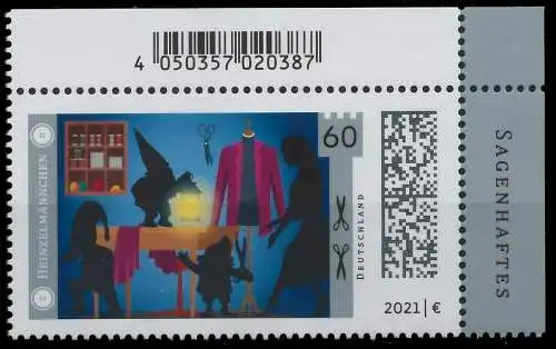 BRD BUND 2021 Nr 3631 postfrisch ECKE-ORE 528AA6