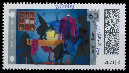 BRD BUND 2021 Nr 3631 ESST zentrisch gestempelt 528A96