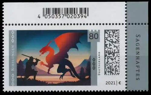 BRD BUND 2021 Nr 3632 postfrisch ECKE-ORE 528A66