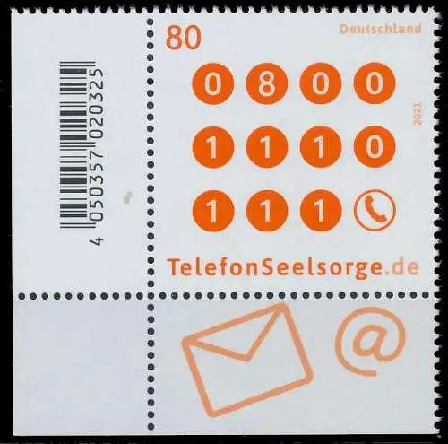 BRD BUND 2021 Nr 3627 postfrisch ECKE-ULI 528B5A