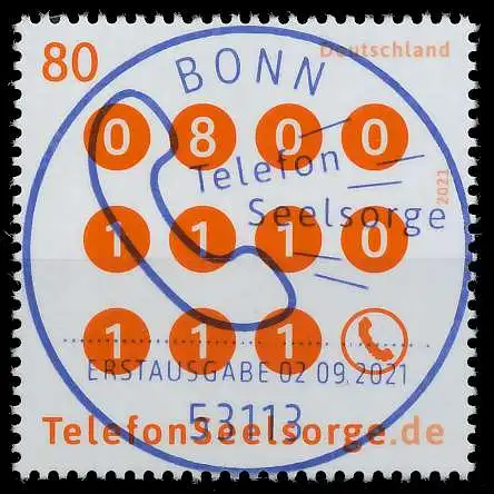 BRD BUND 2021 Nr 3627 ESST zentrisch gestempelt 528B3E