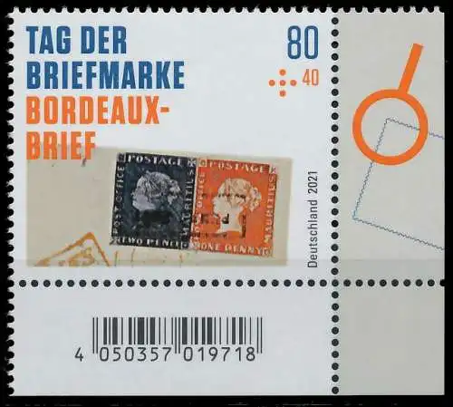 BRD BUND 2021 Nr 3623 postfrisch ECKE-URE 528C4E