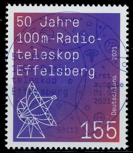 BRD BUND 2021 Nr 3599 ESST zentrisch gestempelt 52BA9E
