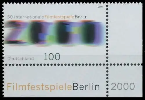 BRD BUND 2000 Nr 2102 postfrisch ECKE-URE 52BF22