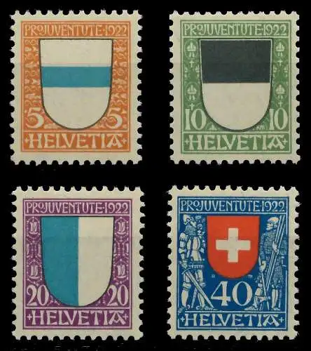 SCHWEIZ PRO JUVENTUTE Nr 175-178 postfrisch 52BF9E