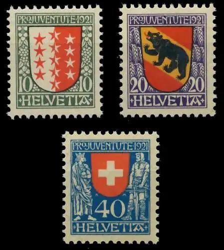 SCHWEIZ PRO JUVENTUTE Nr 172-174 postfrisch 52BF9A