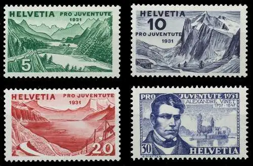 SCHWEIZ PRO JUVENTUTE Nr 246-249 postfrisch 52BFD2
