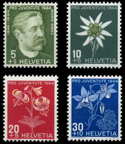 SCHWEIZ PRO JUVENTUTE Nr 439-442 postfrisch 52C036