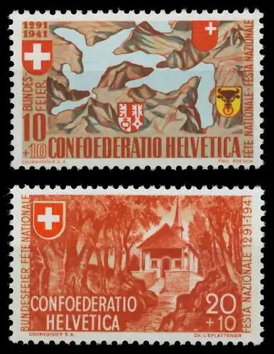 SCHWEIZ PRO PATRIA Nr 396-397 postfrisch 52C0AE