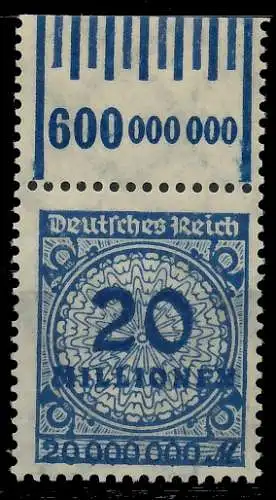 DEUTSCHES REICH 1923 INFLA Nr 319AWa OR 0-6-0 1 52C0FE