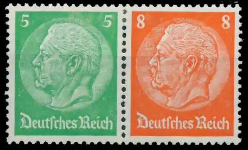 D-REICH ZUSAMMENDRUCK Nr W70 ungebraucht WAAGR PAAR 5351EA