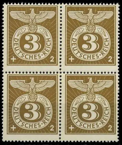 DEUTSCHES REICH 1943 Nr 830 postfrisch VIERERBLOCK 535426