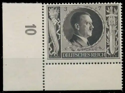 DEUTSCHES REICH 1943 Nr 844 postfrisch ECKE-URE 53552A