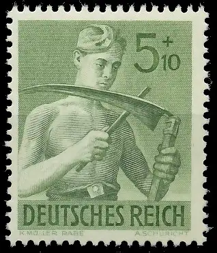 DEUTSCHES REICH 1943 Nr 851 postfrisch S1453A2