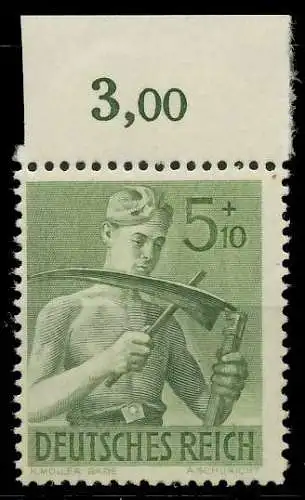 DEUTSCHES REICH 1943 Nr 851 postfrisch ORA 535582