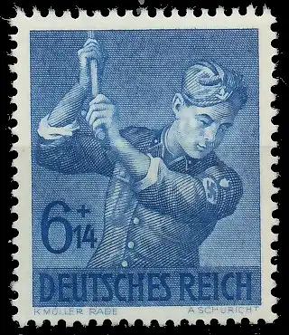 DEUTSCHES REICH 1943 Nr 852 postfrisch S1453A6