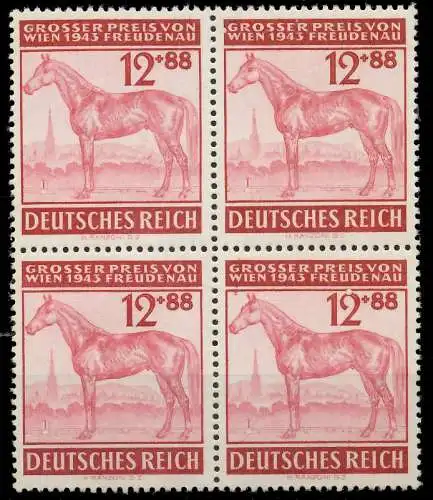 DEUTSCHES REICH 1943 Nr 858 postfrisch VIERERBLOCK 5355CA
