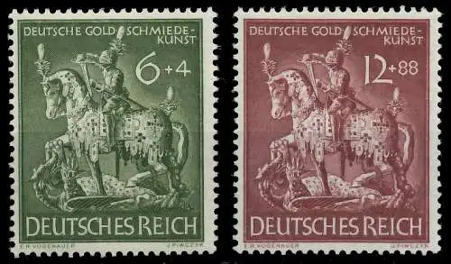 DEUTSCHES REICH 1943 Nr 860-861 postfrisch S14540A