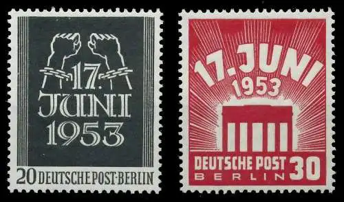 BERLIN 1953 Nr 110-111 postfrisch 53A94A