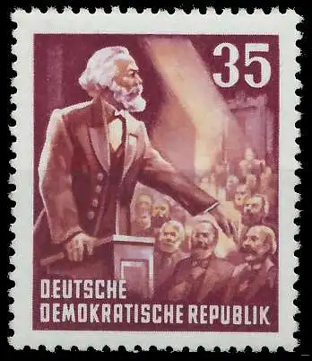 DDR 1953 Nr 350YI postfrisch 53AAEA