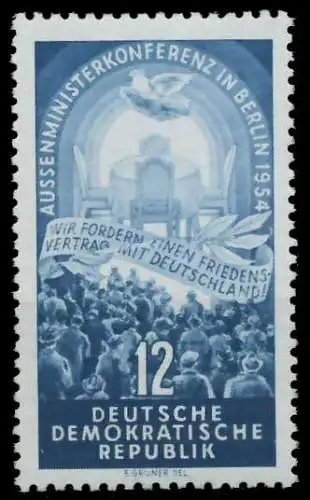 DDR 1954 Nr 424YI postfrisch 53AB12