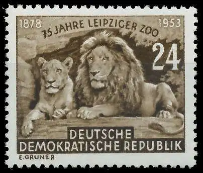 DDR 1953 Nr 397XI postfrisch 53AB26