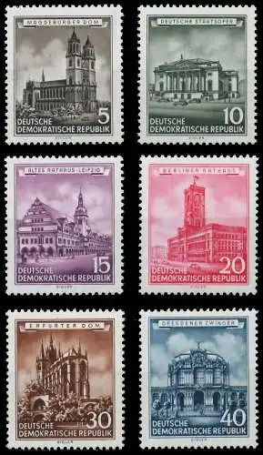 DDR 1955 Nr 491-496 postfrisch 53AC0A