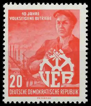 DDR 1956 Nr 527YI postfrisch 53AC32