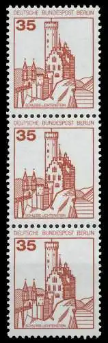 BERLIN DS BURGEN U. SCHLÖSSER Nr 673R postfrisch 3ER ST 90F3AE