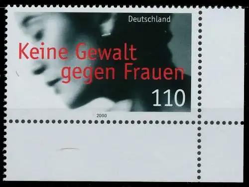 BRD BUND 2000 Nr 2093 postfrisch ECKE-URE 5525B2