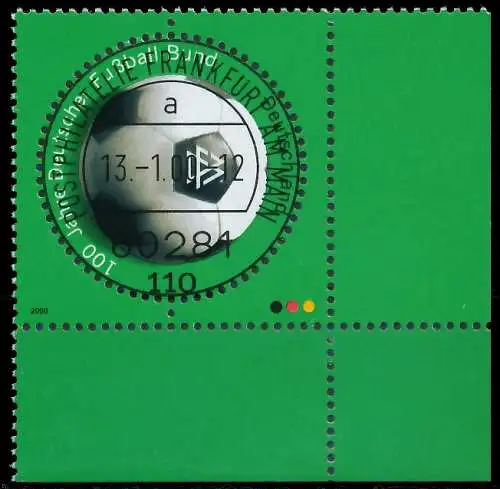 BRD BUND 2000 Nr 2091 gestempelt ECKE-URE 5525DE