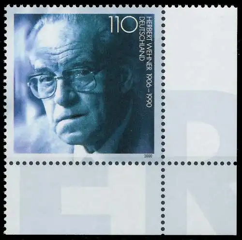 BRD BUND 2000 Nr 2092 postfrisch ECKE-URE 5525E2