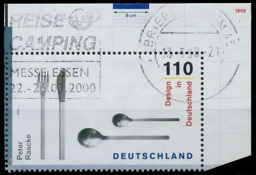 BRD BUND 1999 Nr 2069 gestempelt 5526FE