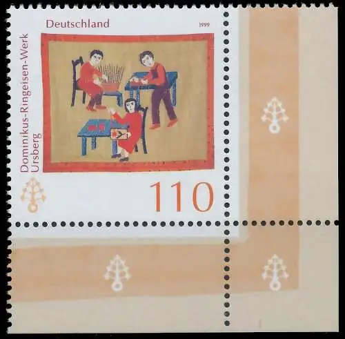 BRD BUND 1999 Nr 2065 postfrisch ECKE-URE 55274A