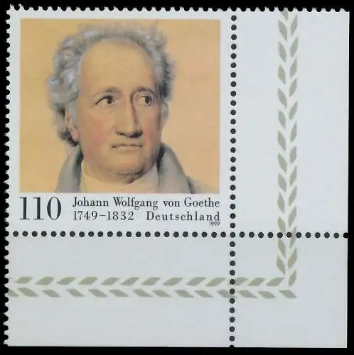 BRD BUND 1999 Nr 2073 postfrisch ECKE-URE 552762