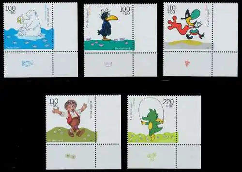 BRD BUND 1999 Nr 2055-2059 postfrisch ECKE-URE 5527BA