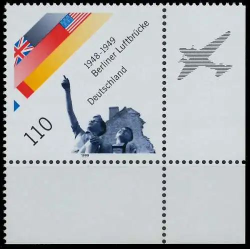 BRD BUND 1999 Nr 2048 postfrisch ECKE-URE 552886