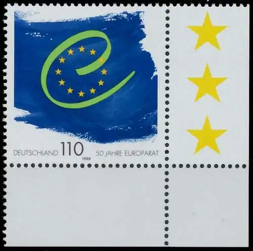 BRD BUND 1999 Nr 2049 postfrisch ECKE-URE 552866