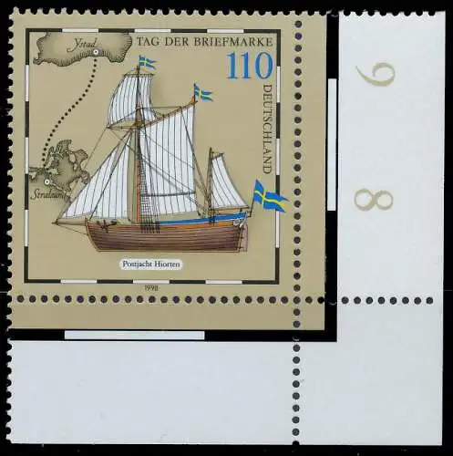 BRD BUND 1998 Nr 2022 postfrisch ECKE-URE 552AFA